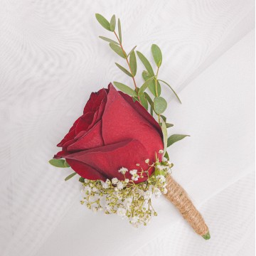 Red Rose Corsage II