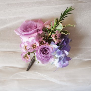 Hydrangea boutonniere