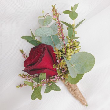 Red Rose Corsage