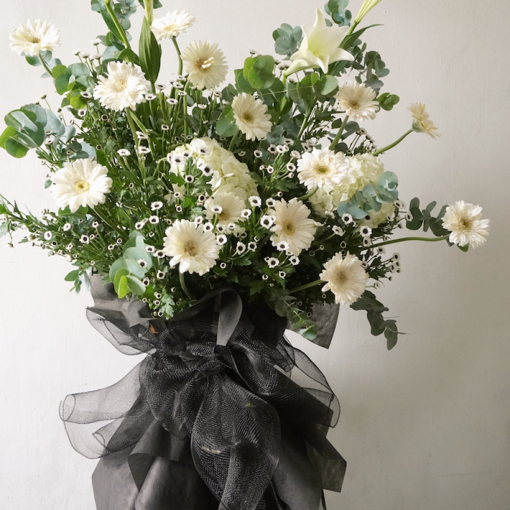 Condolence Flower Stands and Funeral Wreaths