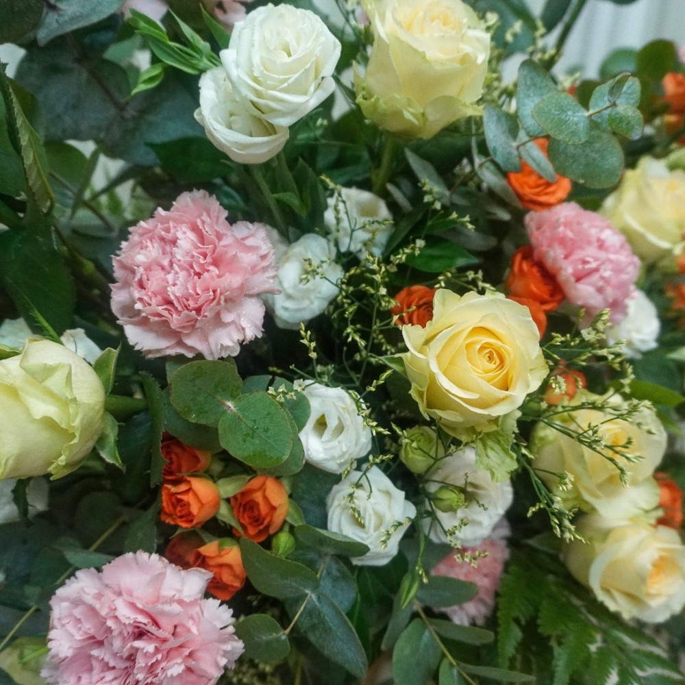 Congratulatory Flower Stands for Grand Openings
