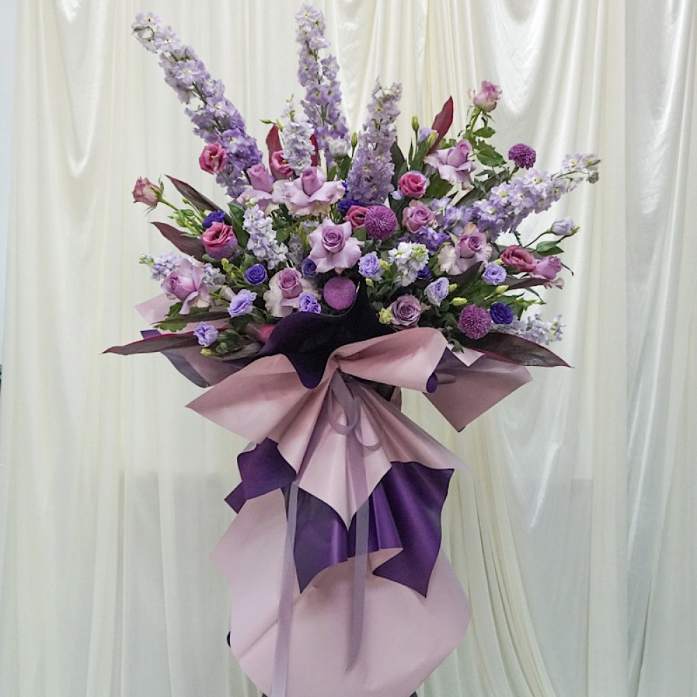 Congratulatory Flower Stands for Grand Openings