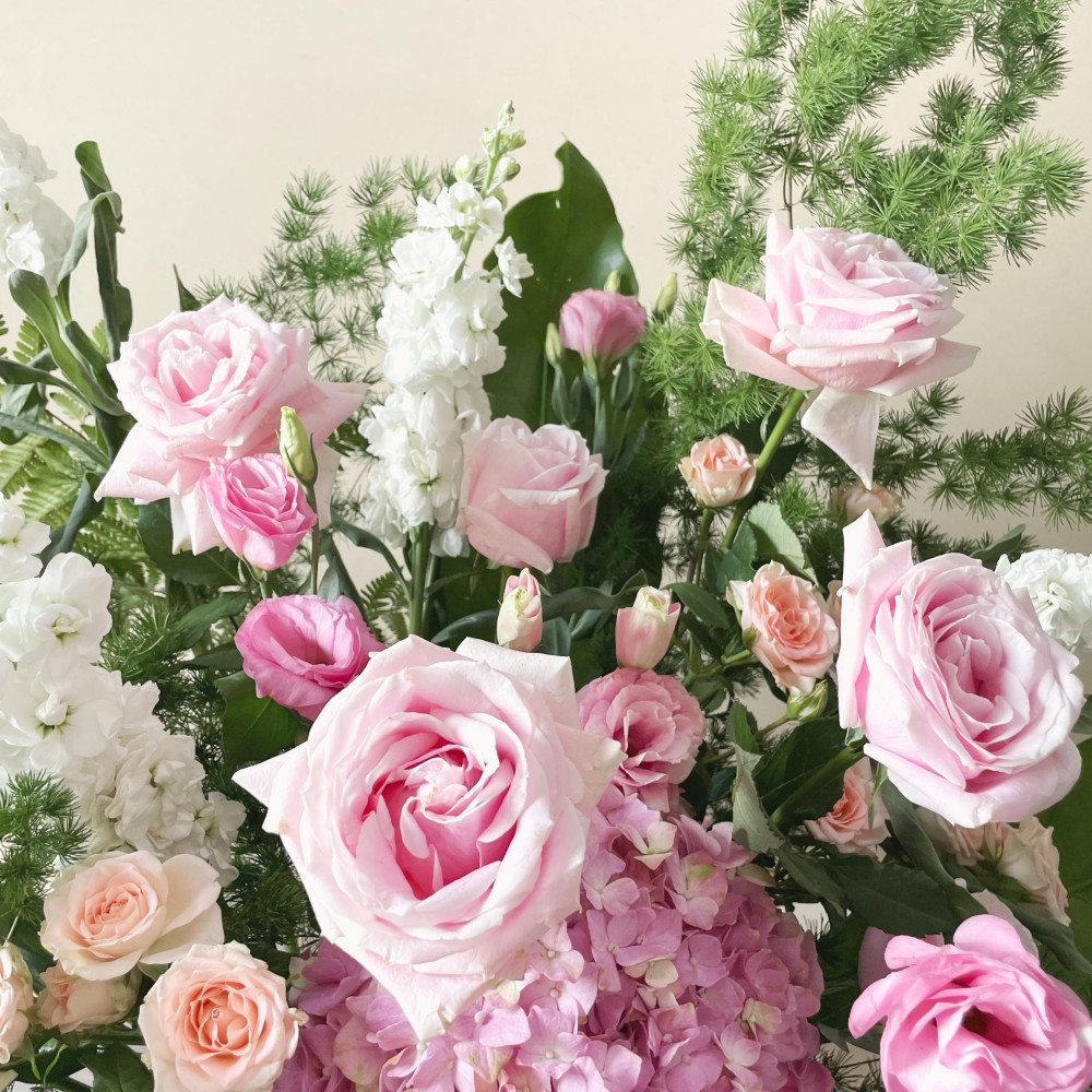 Congratulatory Flower Stands for Grand Openings
