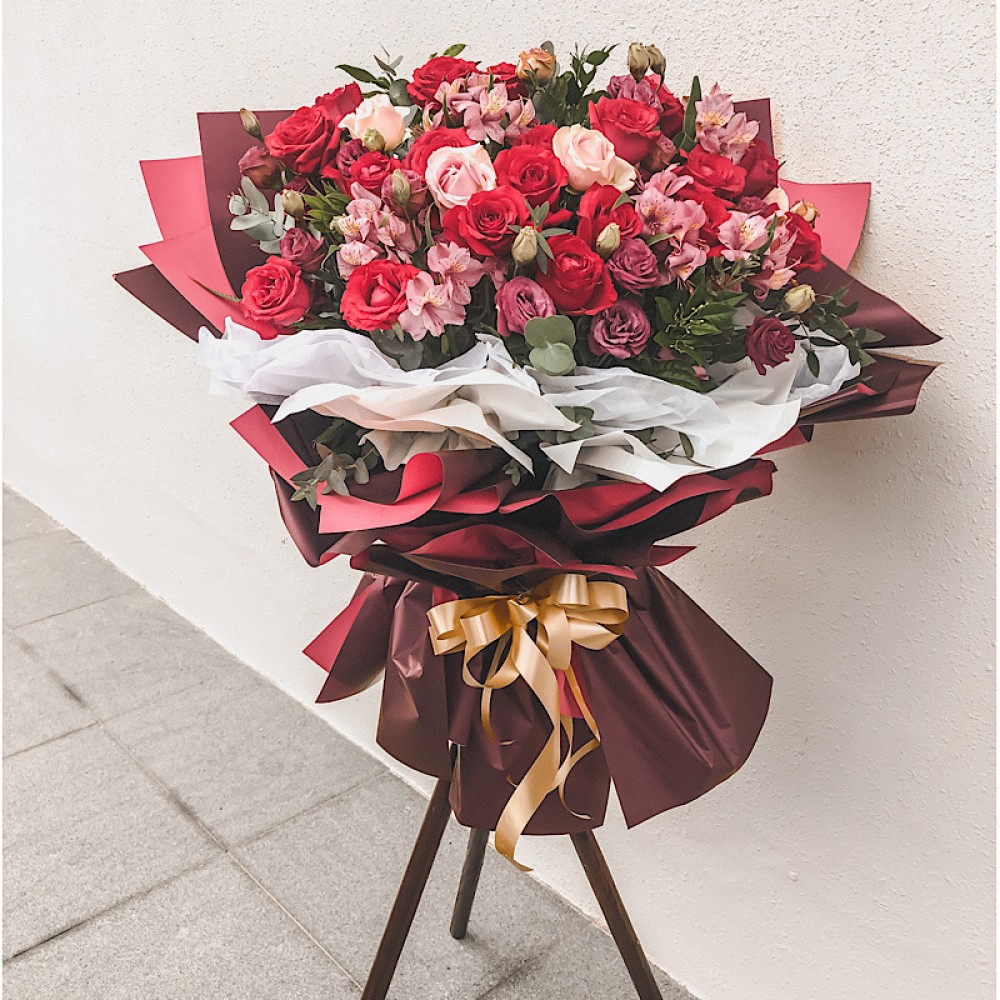 Congratulatory Flower Stands for Grand Openings