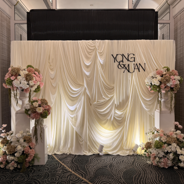 Drape backdrop IX