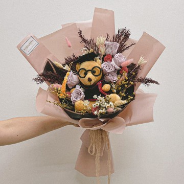 Graduation Bear Bouquet II