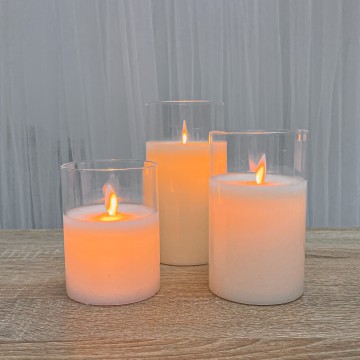 Glass Candle Lights