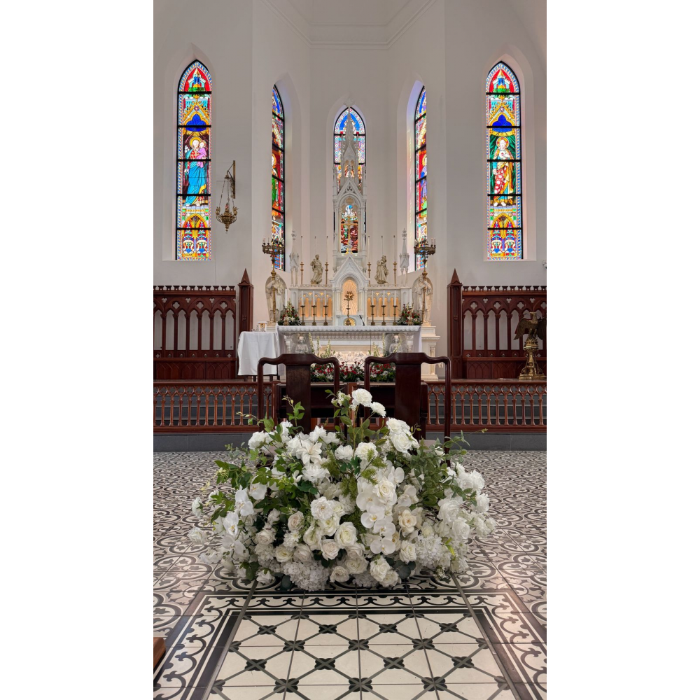 Church Decoration for Wedding