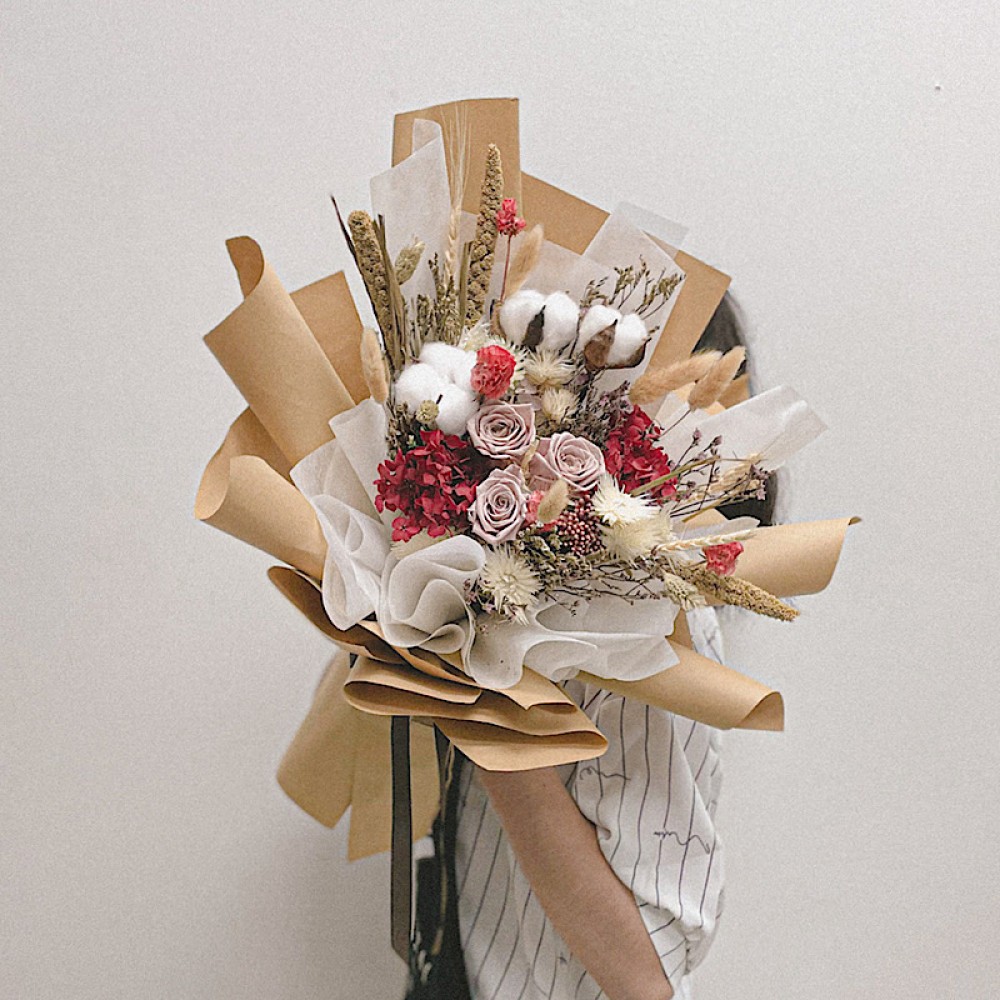 Preserved Flowers Bouquets & Dried Flowers