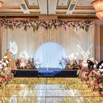 Butterfly Lights Aisle Decor