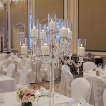 Glass Candelabra