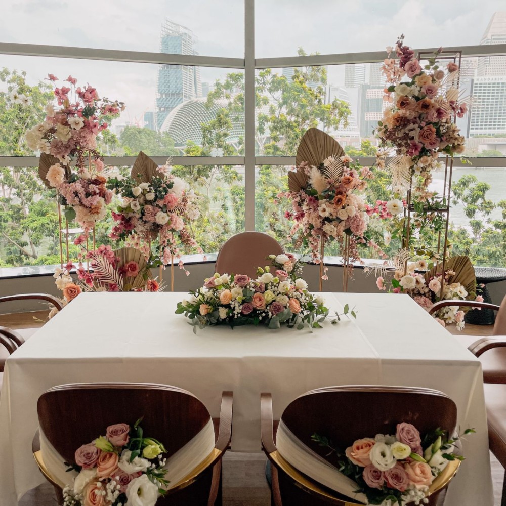 Reception Table Styling