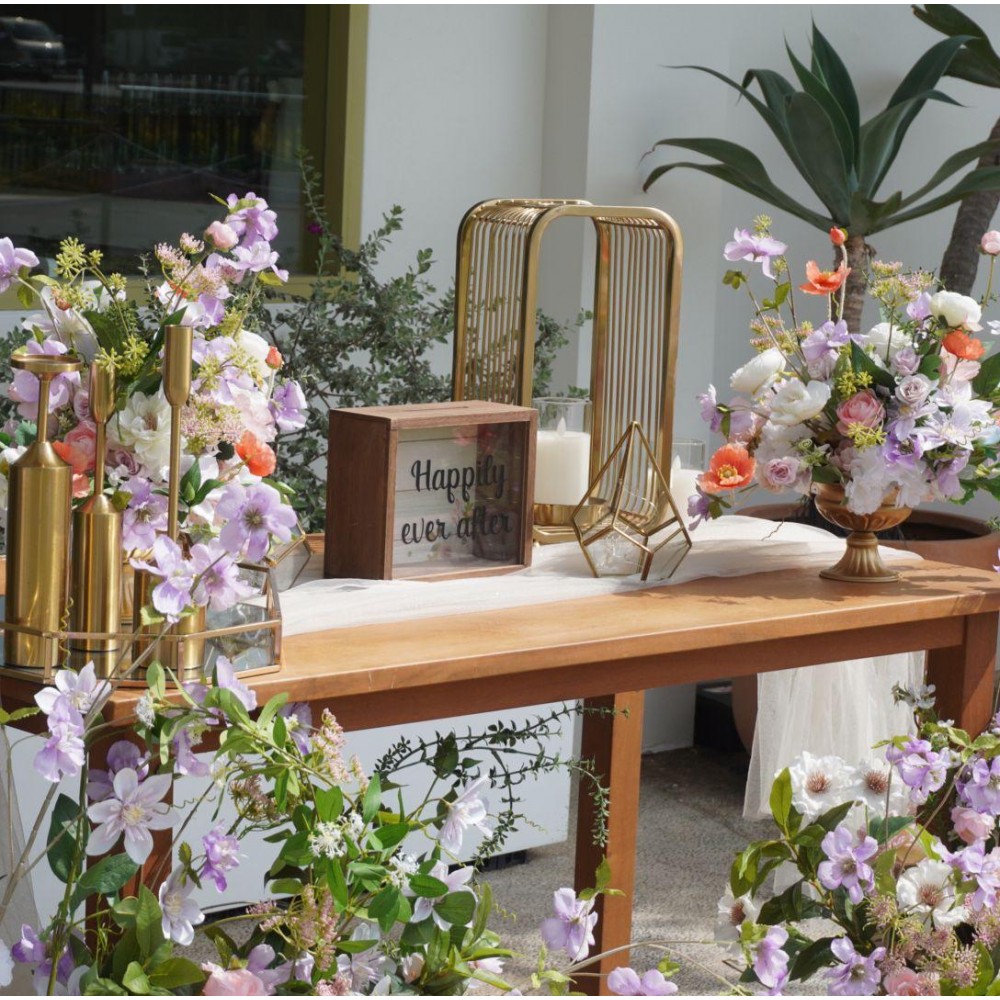 Reception Table Styling