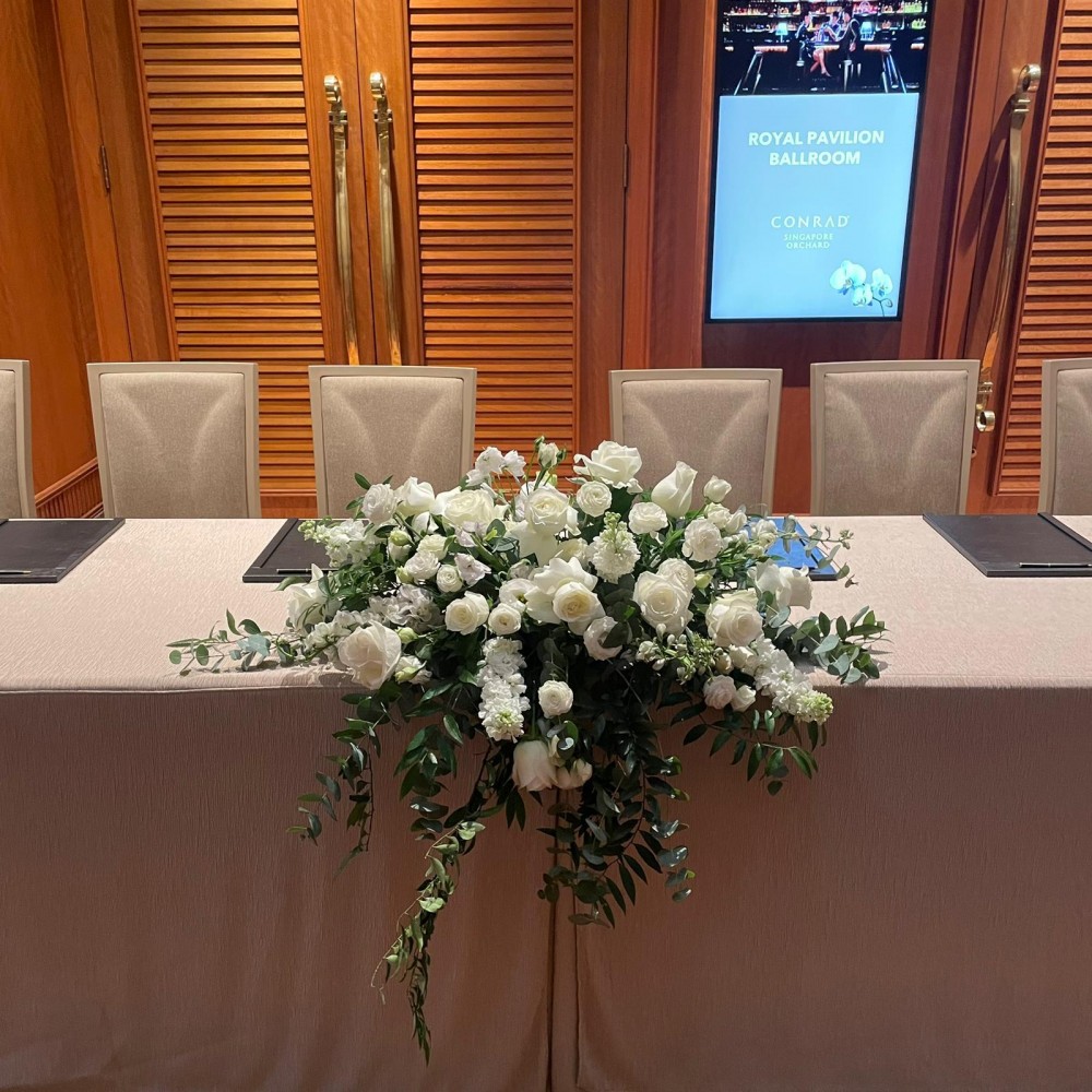 Reception Table Styling