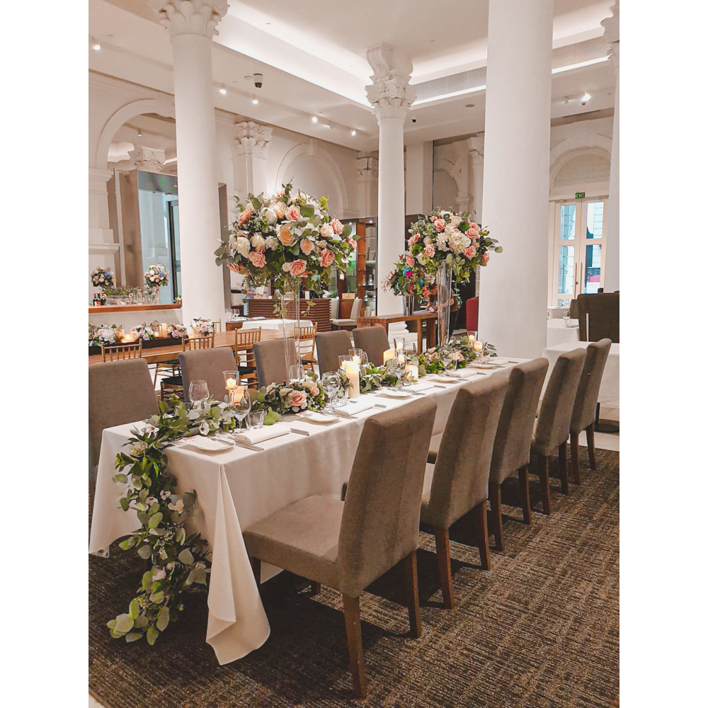 Reception Table Styling