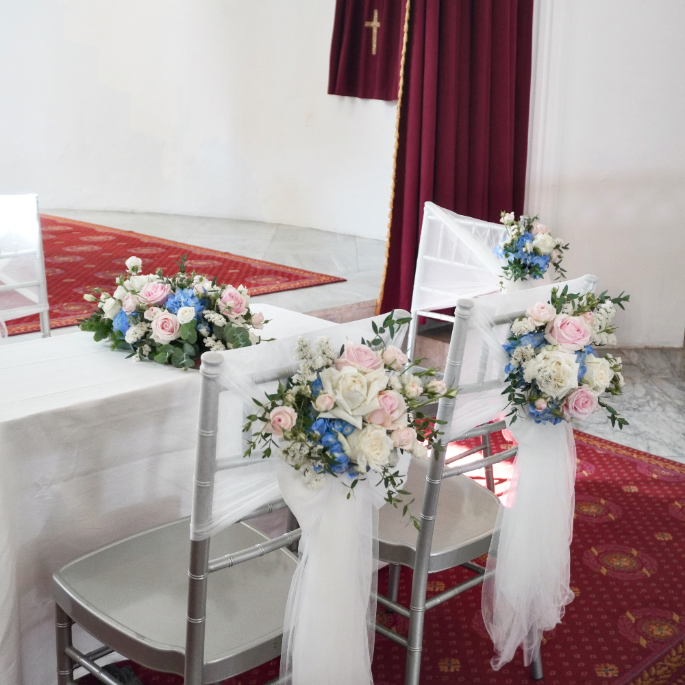 Church Decoration for Wedding