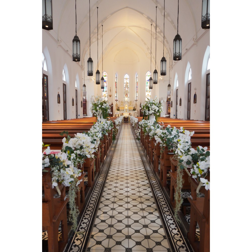 Church Decoration for Wedding
