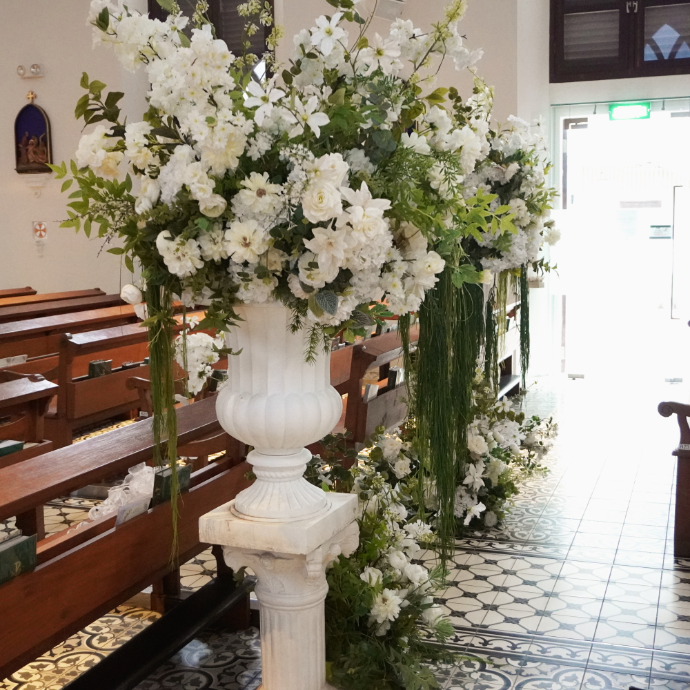 Church Decoration for Wedding