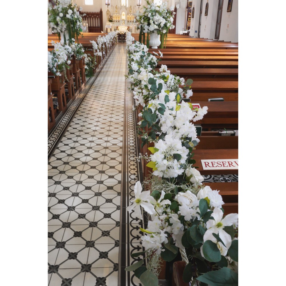 Church Decoration for Wedding
