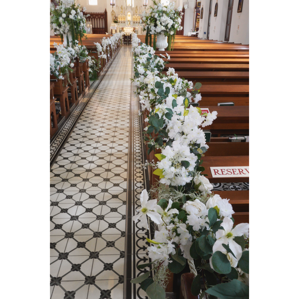 Church Decoration for Wedding