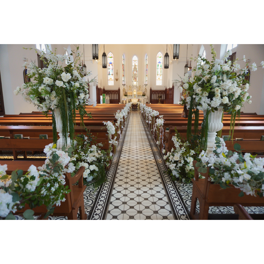 Church Decoration for Wedding