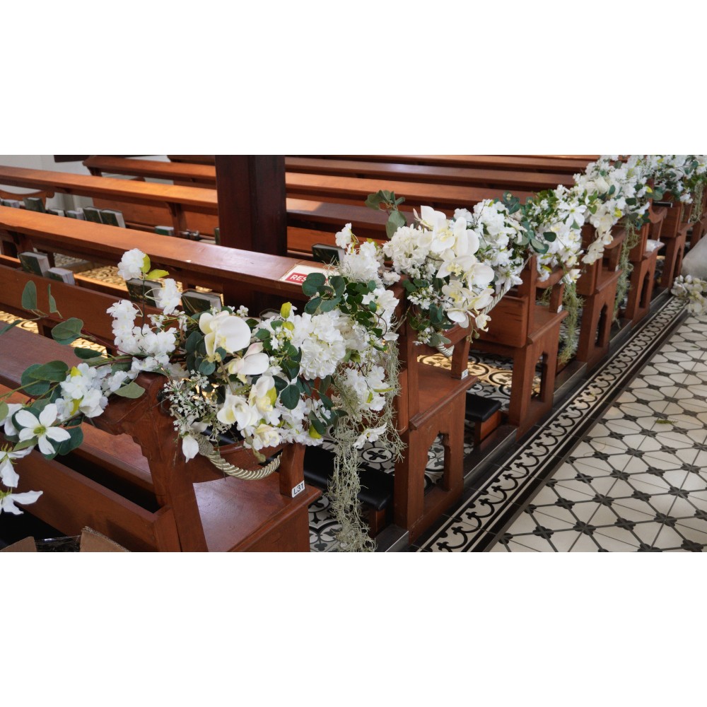 Church Decoration for Wedding