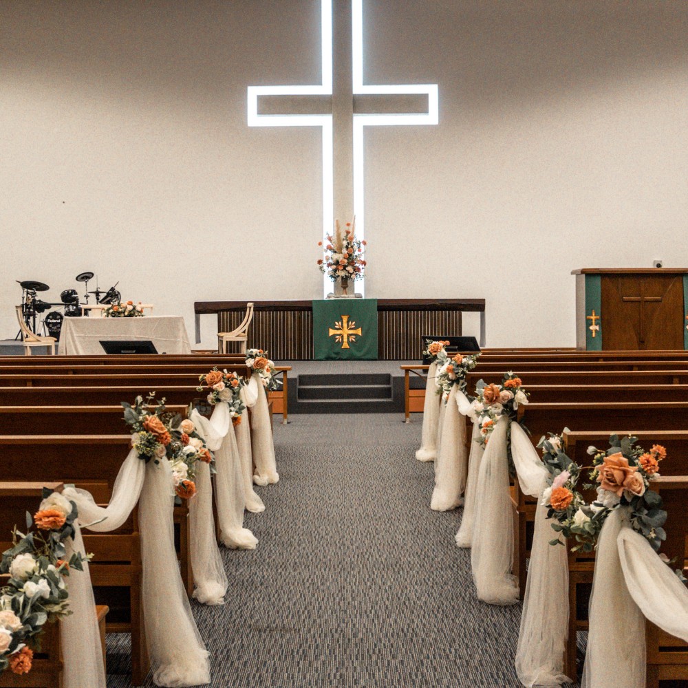 Church Wedding Decor