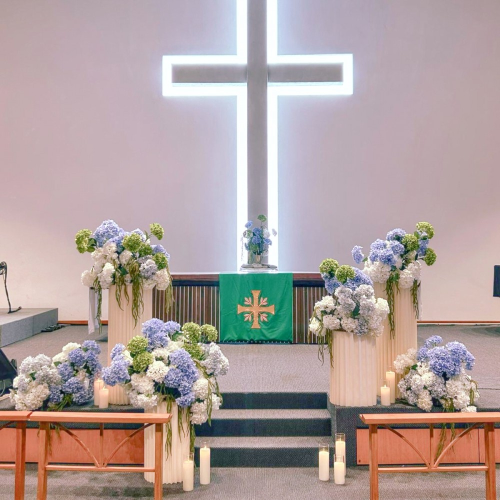 Church Decoration for Wedding