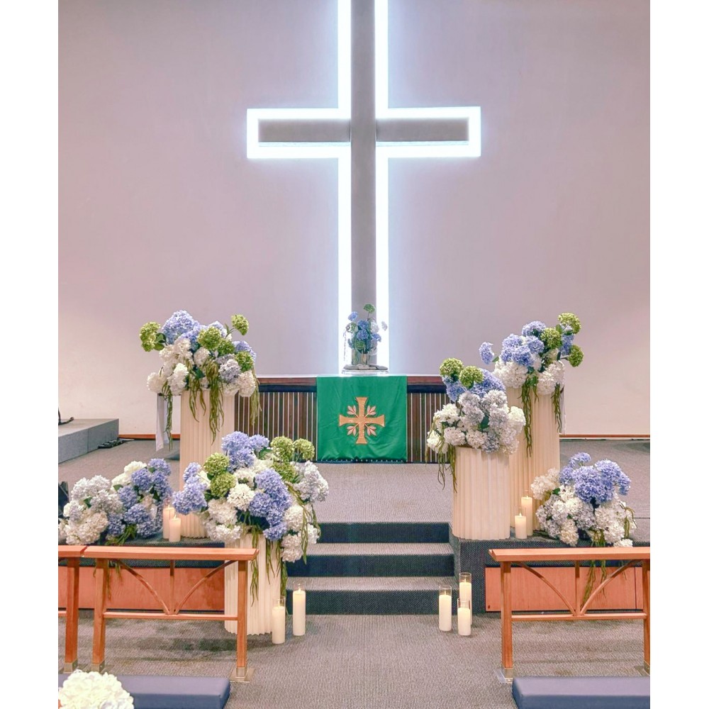 Church Decoration for Wedding