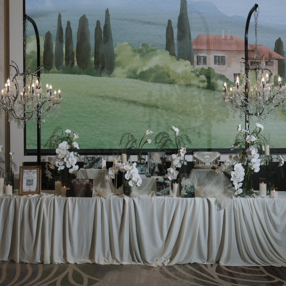 Reception Table Styling