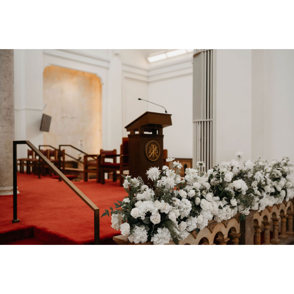 Church Decoration for Wedding
