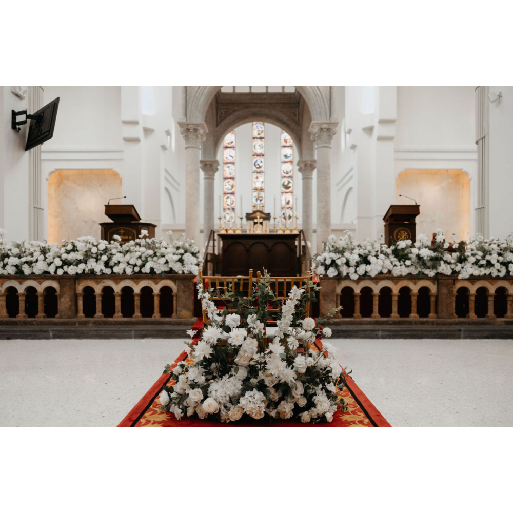 Church Decoration for Wedding