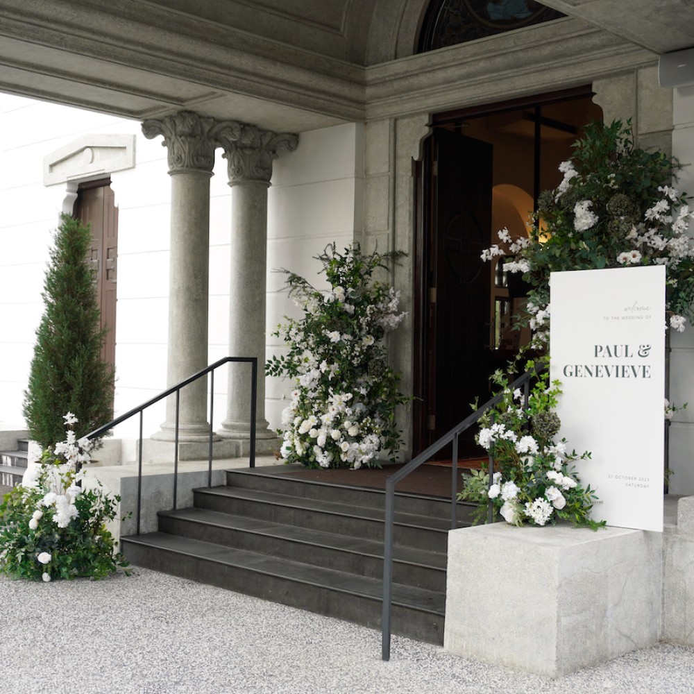 Church Decoration for Wedding