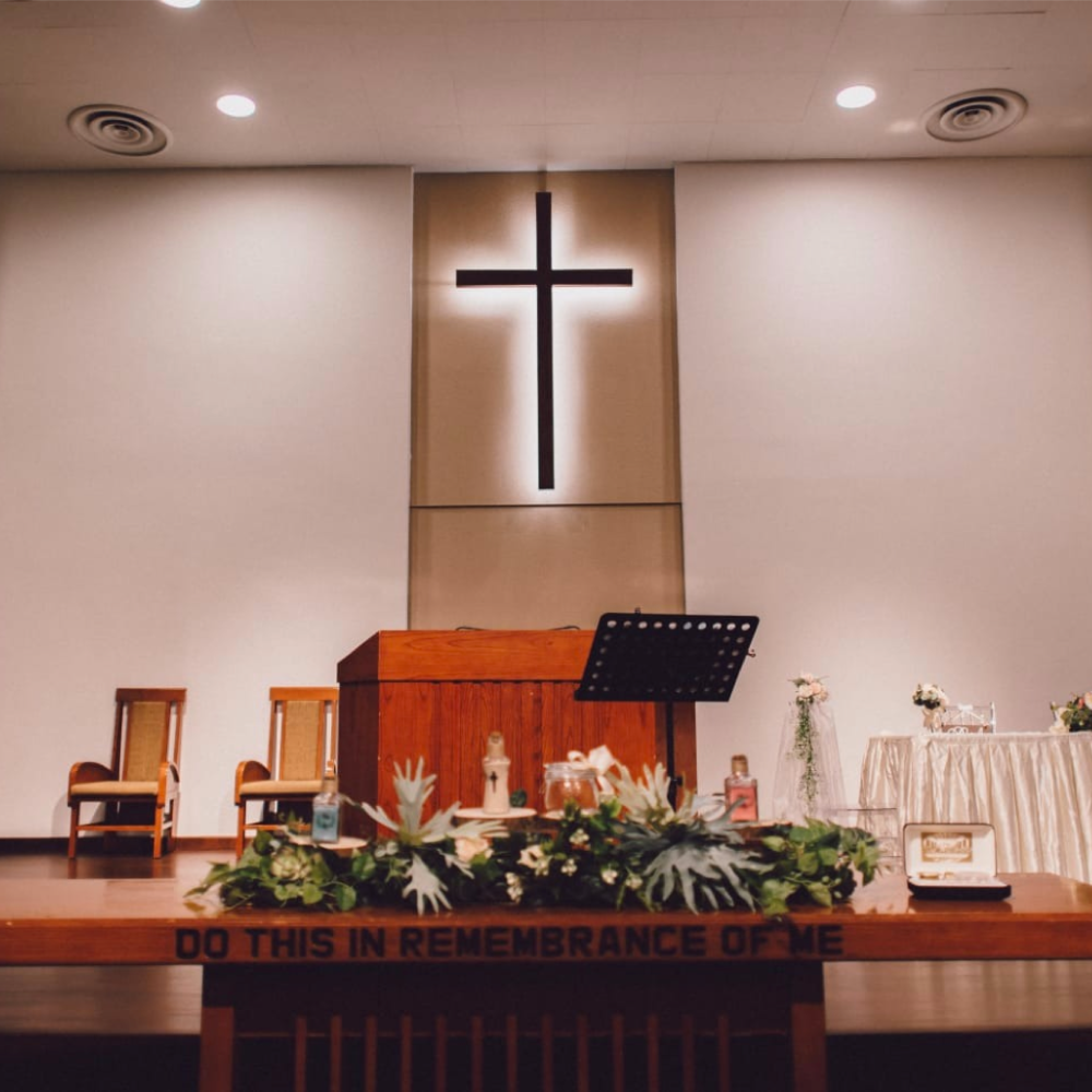 Church Wedding Decor