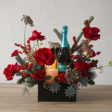 Christmas Floral Box